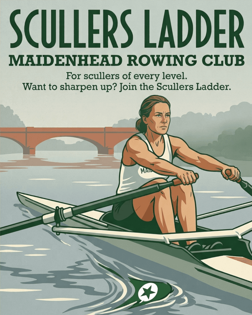 Scullers Ladder poster — Maidenhead Rowing Club